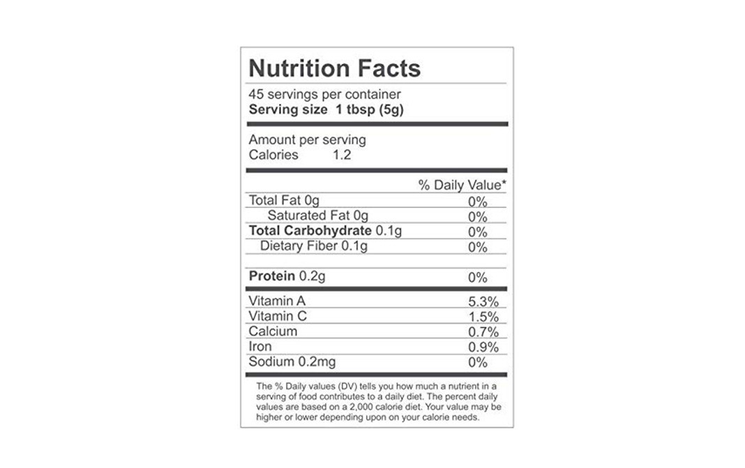 MERLION NATURALS Curry Leaves Powder    Pack  227 grams